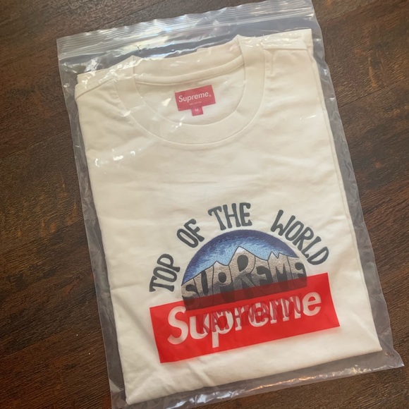 supreme top of the world tee